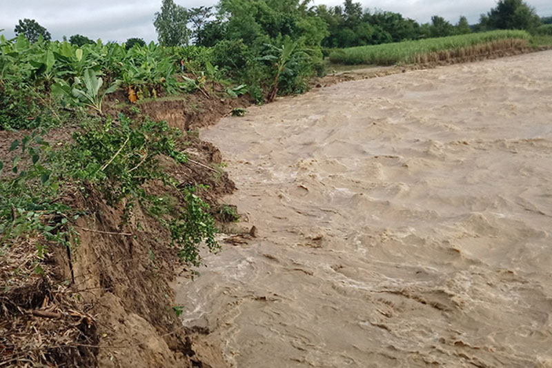 गुल्मीको दर्लिङमा खहरेले बाबुछोरी बगायो