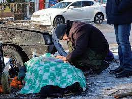 रुस नियन्त्रित युक्रेनी शहरमा बमबारी, २७ जनाको मृत्यु, २५ घाइते