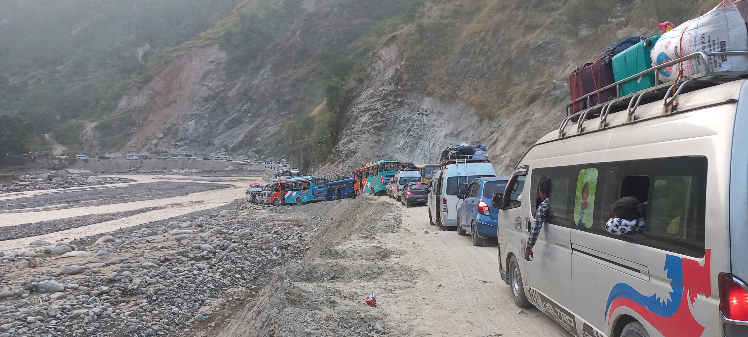 क्षतिग्रस्त बिपी राजमार्गको मर्मत थालियो
